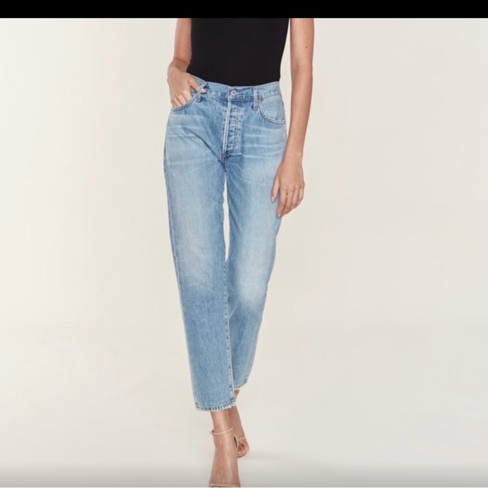 COH LIYA high rise classic Blue Women's Jeans. Crop